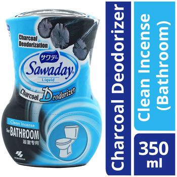 Sawaday Liquid Charcoal Deodorizer Clean Incense Bathroom 350ml