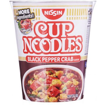 Nissin Instant Cup Noodles Black Pepper Crab