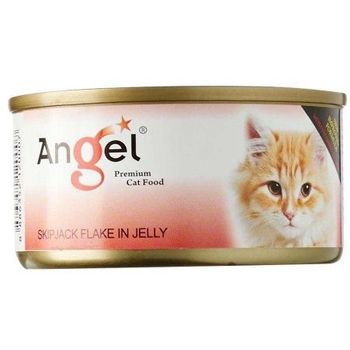 Angel Cat Canned Food Skipjack Flake In Jelly 80g