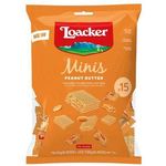 Loacker Minis Peanut Butter Cream Filling Wafers 150g