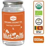 Foodsterr Organic Coconut Oil Virgin Cold Pressed 1l