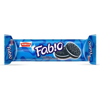 Parle Fabio Vanilla Crème Sandwich Biscuits 120g