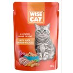 Carpathian Wise Cat Wet Food for Cats with Chicken in Sauce 100g