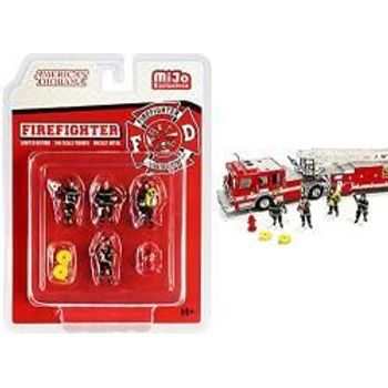 American Diorama Fire Fighter Diecast Car