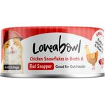 Loveabowl Cat Canned Food Chicken Snowflakes With Red Snapper In Broth 70g
