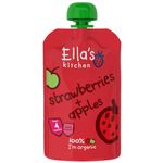 Ella's Kitchen Organic Strawberries & Apples Baby Food 120g