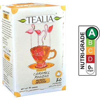 Tealia Caramel Rooibos (Pyramid Infusion Bags) 40gm