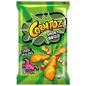 Mamee Smoky Bbqz Corntoz Regular Pack 100g