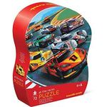 Crocodile Creek At The Races 72-piece Junior Jigsaw Puzzle For Kids Ages 5 Years And Up Heavy-duty Box For Storage Finished Puzzle Is 14” X 19” 1 Ea