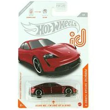 Diecast Hot Wheels Porsche Taycan Turbo S 2021 Id Car red 6 8