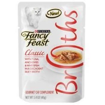 Purina Fancy Feast Broths Classic Tuna, Anchovies & Whitefish 40g