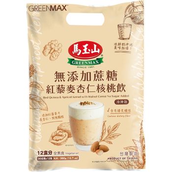Greenmax No Added Cane Sugar Red Quinoa Almond Walnut 30g×12pcs bag