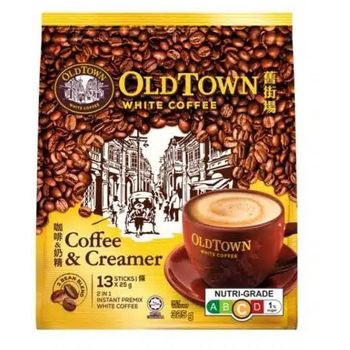 Old Town 2 in 1 White Coffee Coffee And Creamer 13 x 25g