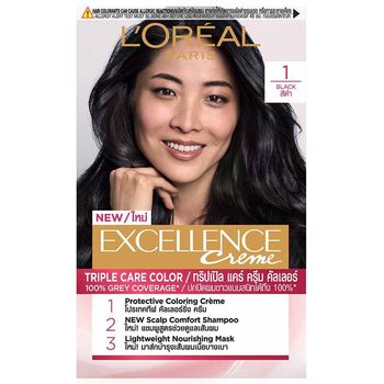 Loreal Excellence Black Hair Colour Cream 1