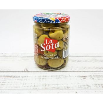 La Sota Pitted Gordal Queen Olives Jar 450ml