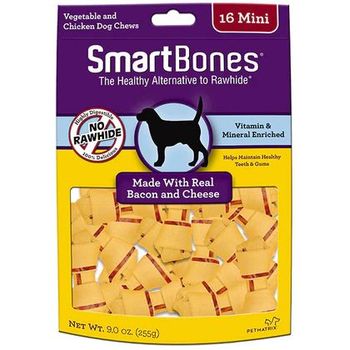 SmartBones Bacon & Cheese Mini 16pcs 255g