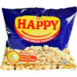 Happy Peanuts With Real Garlic Chips 25g