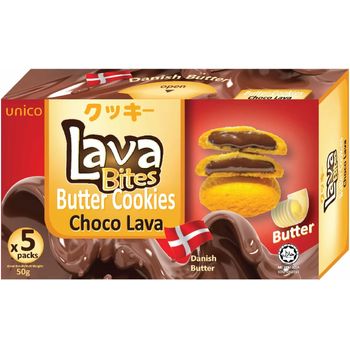 Lava Bites Original Butter Cookie Chocolate Cookies 50g
