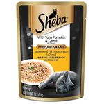 Sheba Fine Adult Tuna Pumpkin And Carrot in Gravy Flavour 70g