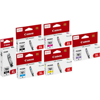 Canon Ink Cartridge PGI-780XL Black / CLI-781XL Black / Cyan / Magenta / Yellow / Photo Blue