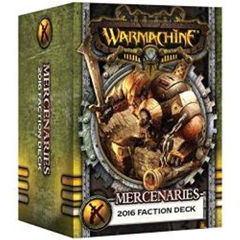 Privateer Press Miniatures Warmachine Mercenaries 2016 Faction Deck Box