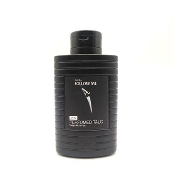 Follow Me Men Perfumed Talc 160g Black