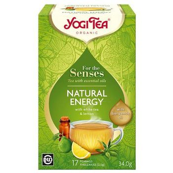 Yogi Tea - Ayurvedic Blend, For the Senses Organic Natural Energy Tea (17 teabags) | BB: 31/01/2026