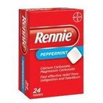 Rennie Peppermint 24 Tablets 24g