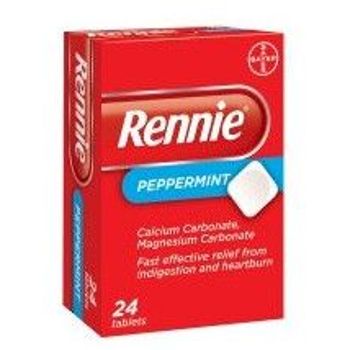 Rennie Peppermint 24 Tablets 24g