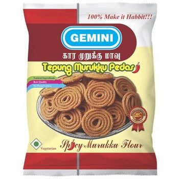 Gemini Tepung Murukku Pedas 500g