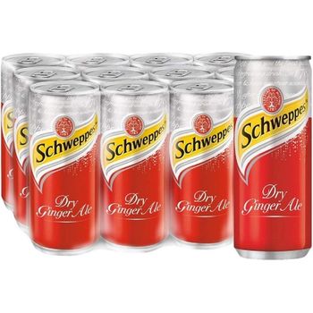 Schweppes Dry Ginger Ale Can 320ml X 12s