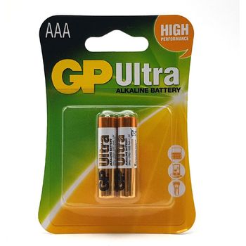 GP Batteries Ultra Alkaline AAA 24AU U2 LR03 2pcs