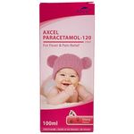 Axcel Paracetamol 120mg 5ml Suspension 100ml
