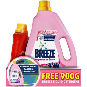 Breeze Liquid Detergent Fragrance Of Comfort