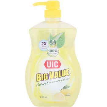 UIC Natural Dish Washing Liquid Zesty Lemon 1l