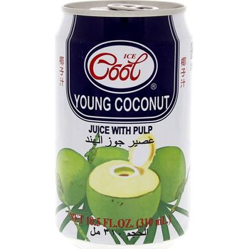 Ice Cool Young Coconut Juice With Pulp 310ml