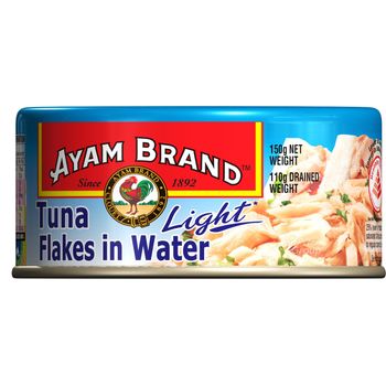 Ayam Brand Tuna Flakes Water Light 150g