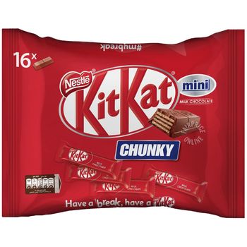 Nestle Kit Kat Chunky Mini Chocolate Bar - Milk 250g