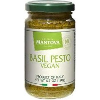 Mantova Vegan Basil Pesto 67oz Pack Of 2 Product Of Italy