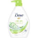 Dove Go Fresh Parabenfree Body Wash Cucumber Green Tea 1L