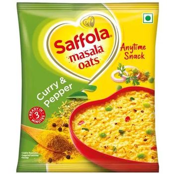 Saffola Masala Oats Curry Pepper 14 x 38g