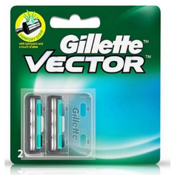Gillette Vector Twin Blade Pack for Men 2pcs