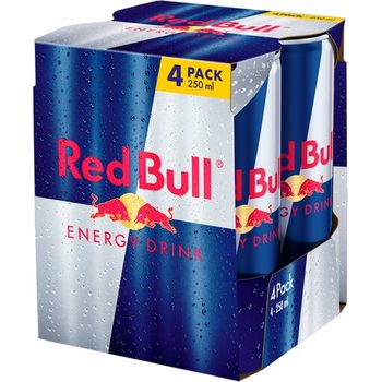 Red Bull Regular Energy 4 × 250ml