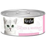 Kit Cat Deboned Chicken And Whitebait Can Cat Wet Food 80g (24 cans)-TNR Project Sg
