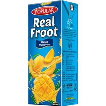 Real Froot Tetra Fruit Drink Mango 200ml