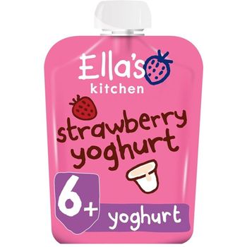 Ella's Kitchen Organic Greek Yoghurt and Strawberry 90g