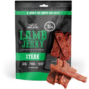 Absolute Holistic Lamb Jerky Steak Dog Treats 100g