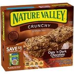 Nature Valley Crunchy Oatsn Dark Chocolate Granola Bars 250g