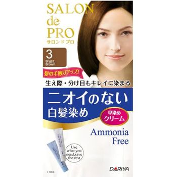 Dariya Salon De Pro No Smell Hair Color 3 Bright Brown