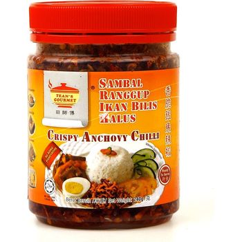 Teans Gourmet Crispy Anchovy Chilli Sambal Ranggup Ikan Bilis Halus 240g